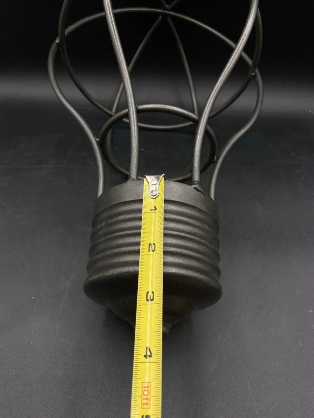Urbanely Flashy Metal Light Bulb Sculpture Warehouse of Tiffany 13”
